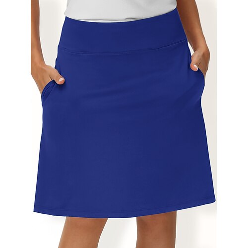 Damen Tennisröcke Golf-Röcke Dunkelrosa Schwarz Weiß Sonnenschutz Tenniskleidung Damen-Golfkleidung, Kleidung, Outfits, Kleidung Image