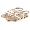 Zehentrenner VIVANCE, Damen, Gr. 39, rosa (rose), Obermaterial: 100% Rindsleder. Decksohle: 100% Rindsleder. Laufsohle: 100% Synthetik, metallic, mehrfarbig, casual, Schuhe, Sandale, Sandalette, Sommerschuh aus hochwertigem Leder