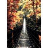 AKFOMEE Bridge Forest 1000 Pieces Wooden Jigsaw Puzzle for Home Decor