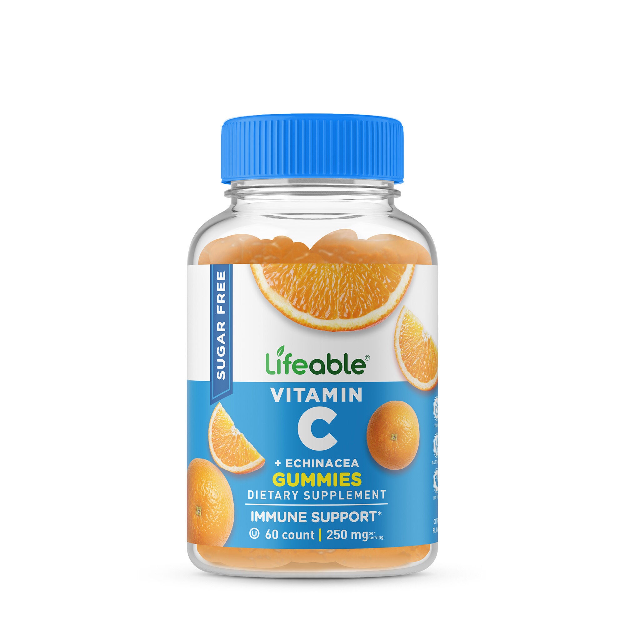 Sugar Free Vitamin C 250Mg - 60 Gummies (30 Servings)
