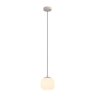 EGLO Hängeleuchte "COMINIO", beige (taupe sandfarben), Ø 18,50cm H: 110,00cm, Lampen, Pendellampe, satiniertem Glas, Metall in Taupe, E27 Fassung, Ø 18,5 cm Image