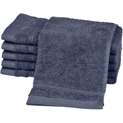 Gästehandtuch ROSS "Rubin", blau (denim), B:30cm L:50cm, Frottier, Baumwolle, Handtücher (Packung), 100% Baumwolle Image