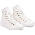 Sneaker CONVERSE "CHUCK TAYLOR ALL STAR MONO WHITE" Gr. 36, weiß (vintage white) Schuhe Schnürstiefeletten