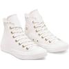 Sneaker CONVERSE "CHUCK TAYLOR ALL STAR MONO WHITE", Gr. 37,5, weiß (vintage weiß), Synthetik, sportlich, Schuhe
