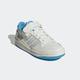 Sneaker ADIDAS ORIGINALS "FORUM LOW KIDS" Gr. 36, blau (cloud white, semi blue burst, cloud white) Schuhe Basketballschuhe
