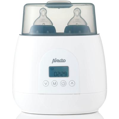 Flaschenwärmer ALECTO "BW700TWIN", weiß, Babykostwärmer, KinderB:19cm H:16cm T:11,6cm, Kunststoff, Duo-Flaschenwärmer 3-in-1, Erhitzen, Sterilisieren und Auftauen, B:19cm H:16cm T:11,6cm Image