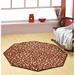 Black/Red 108 x 108 x 0.5 in Living Room Area Rug - Black/Red 108 x 108 x 0.5 in Area Rug - Everly Quinn Cheetah Real Area Rug For Living Room, Dining Room, Kitchen, Bedroom, Kids, Made In USA | Wayfair