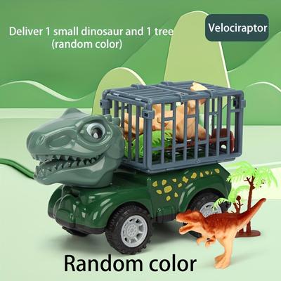 Dinosaur Truck, Dino Truck Transport Car Carrier T...