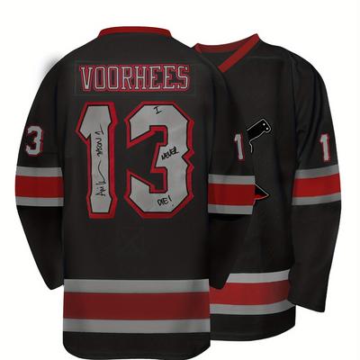Men's #13 Black Ice Hockey Jersey Retro Classic Embroidered Stitching Hockey Jerseys Breathable Pullover Sweatshirt For Party Festival Gift