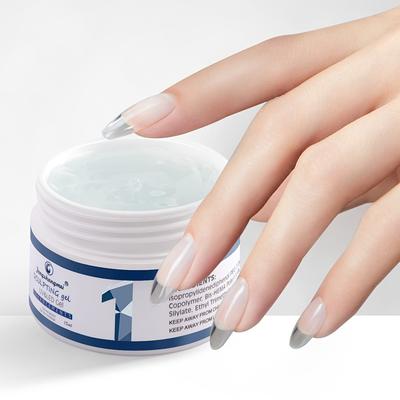 Gel For Nail Extensions, Builder Nail Gel, Clear Constructor Gel Nail Polish Builder (15ml)