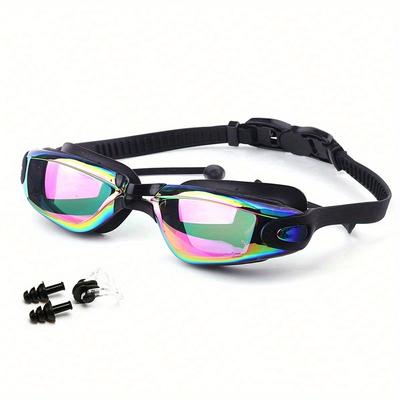 No Leaks, No Fogs: Uv-protected Swimming Goggles With Glasses, Nose Clip & Earmuffs