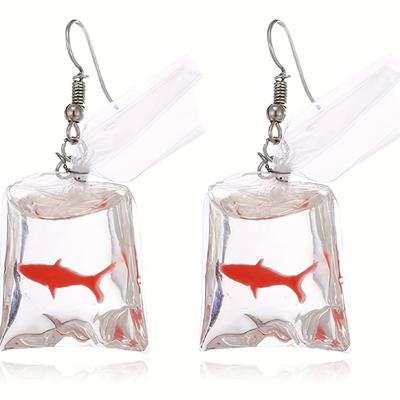Adorable Resin Candy Goldfish Earrings - Make A Sp...