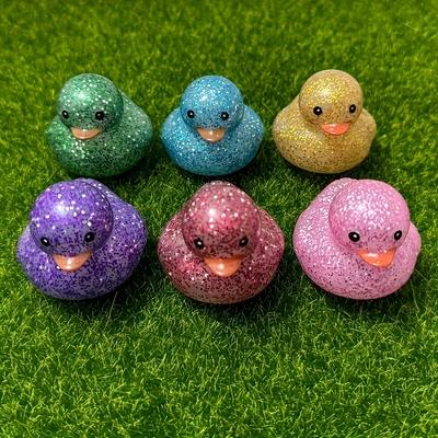 6pcs Bath Toys Little Duck Squeaky Water Toys