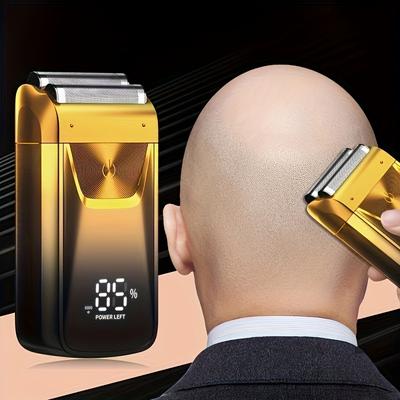Electric Foil And Bald Shavers 2 In 1 Double Shave...