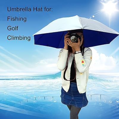 Bocampty Hands-free Umbrella Hat For Fishing, Golf...