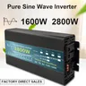 Inverter 12V 220V 24V 1000W 1600W 2000W 2800W Reine Sinus Welle Inverter Power konverter Solar