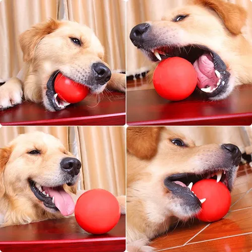 Große Hundes pielzeug bälle Voll gummi Hüpfball Biss beständig und unzerstörbar Hunde training Ball