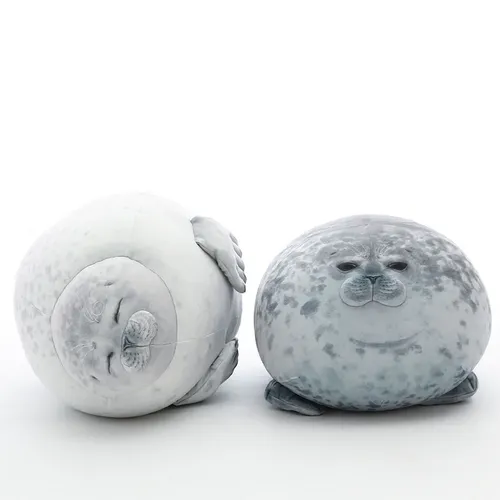 Wütende Blob Seal Kissen mollig 3d Neuheit Seelöwe Puppe Plüsch Stofftier Baby schlafen Wurf kissen
