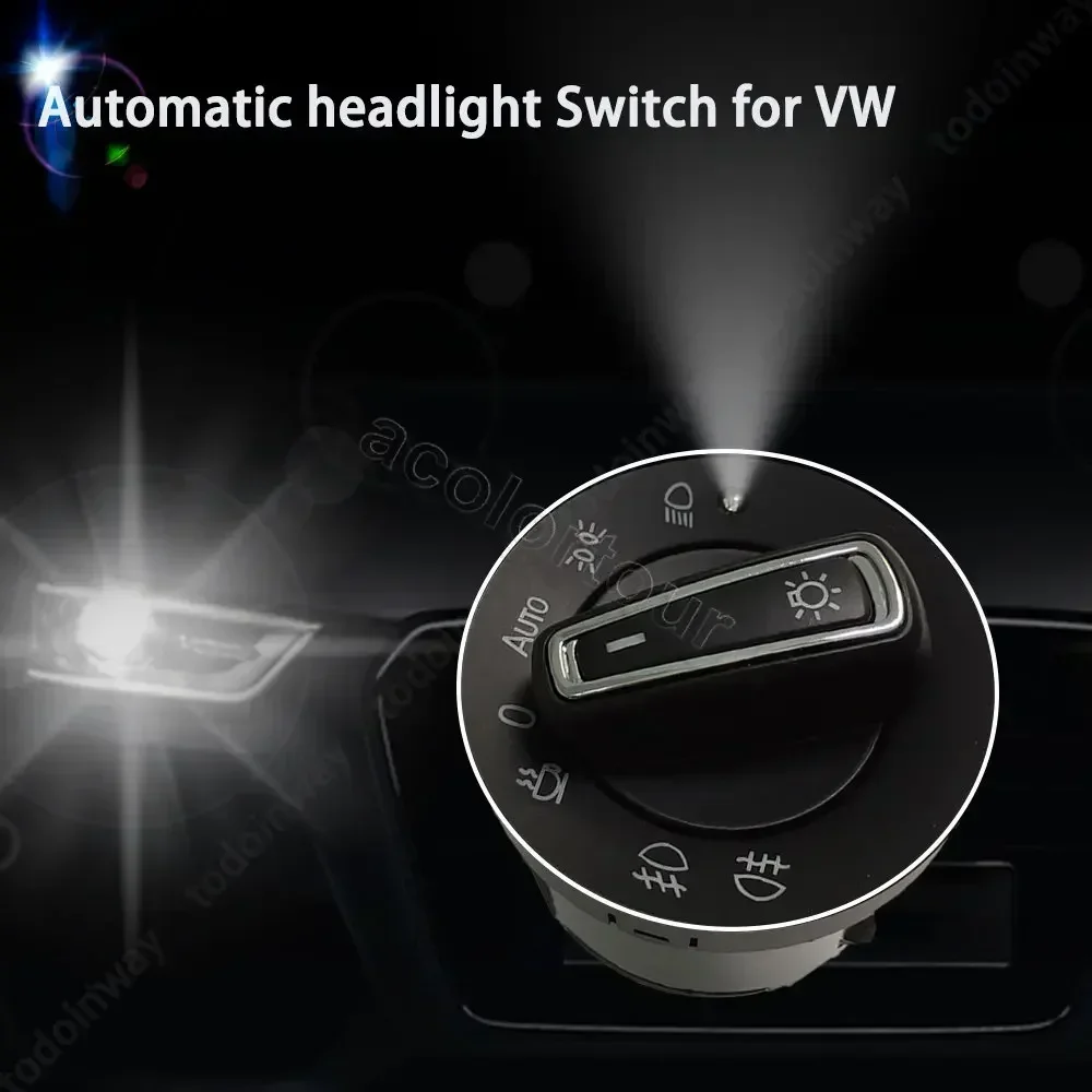 Auto Faro Interruttore Automatico Sensore di Luce per VW Golf 7 6 5 MK6 Mk7 Jetta MK5 Tiguan MK1 MK2 Passat B6 B7 Tuning Polo Santana