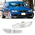 2 indicatori di direzione laterali senza lampadina per E90 E91 E92 E93 Serie 3 2006-2011 (bianco) Indicatore di direzione