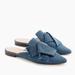 J. Crew Shoes | J. Crew Marina Pointed-Toe Loafer Slides In Denim Sandal Shoes 7.5 | Color: Blue | Size: 7.5