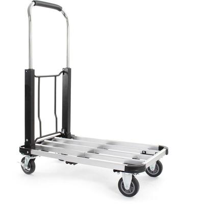 XPOtool Plattformwagen bis 150 kg 710x410 mm, Transportkarre klappbar mit Vollgummireifen, Bremse Image