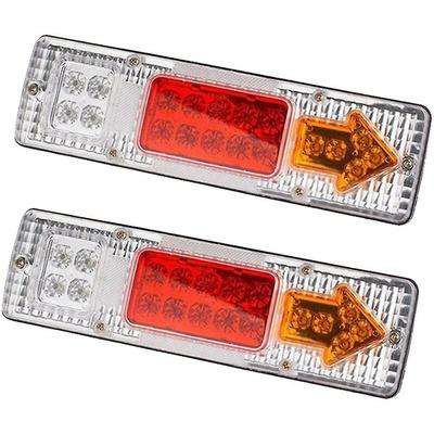 2 Stück 12 V 19 LEDs für Auto, LKW, Anhänger, Bremse, Bremse, Blinker, Rücklicht, Anzeigelampe,