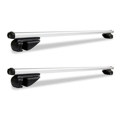 Swanew - Dachgepäckträger Alu Dachträger Relingträger Universal 124cm Fahrradträger Abschließbar