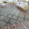 In- & Outdoor Teppich Modern Vintage Design Terrassen Teppich Grau 120x170 cm - Paco Home