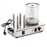 Macchina per hot dog 650 watt, 4 punzoni scaldapane Cuoci wurstel - Wiltec