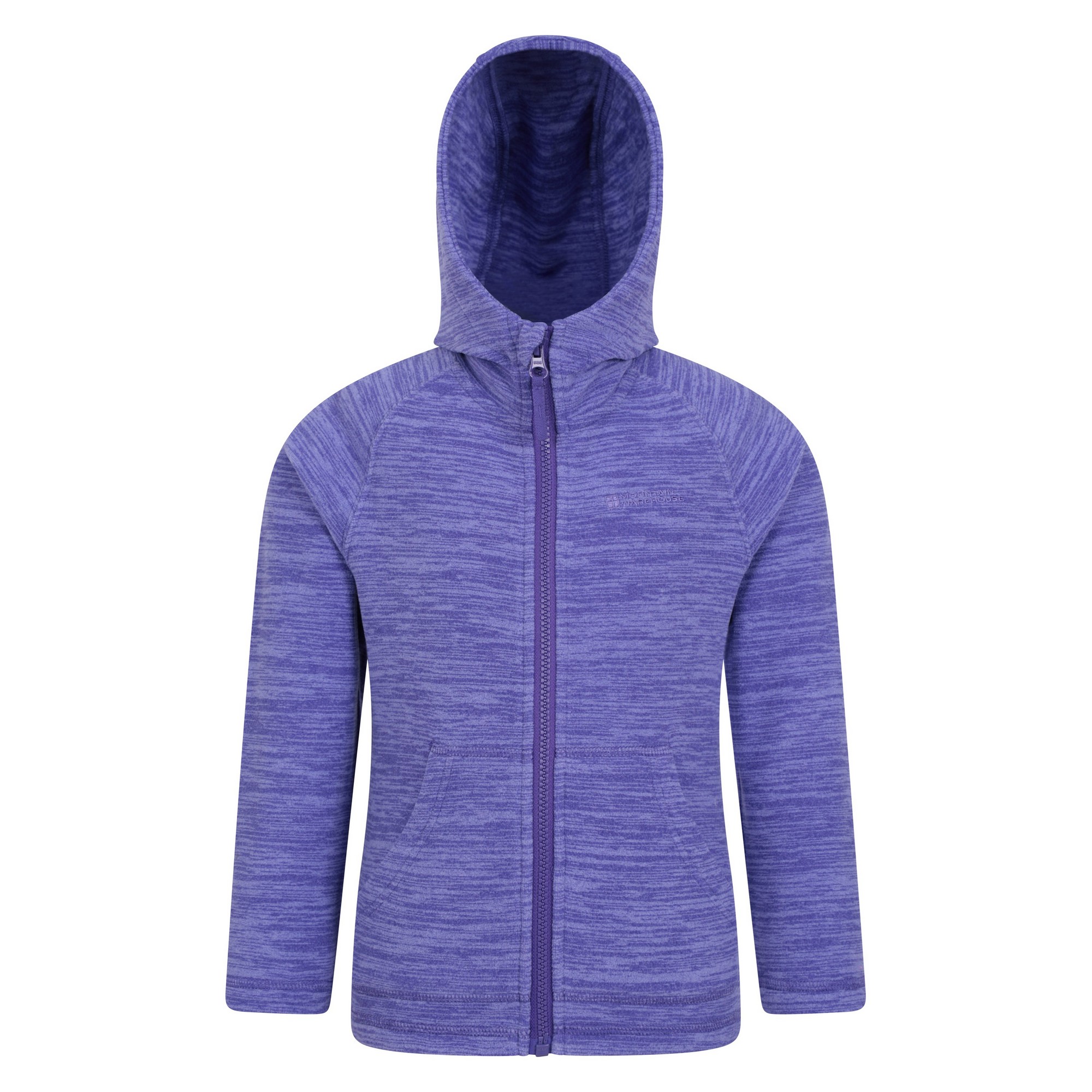 Mountain Warehouse Childrens/Kids Snowdonia II Full Zip Hoodie (lila) Image