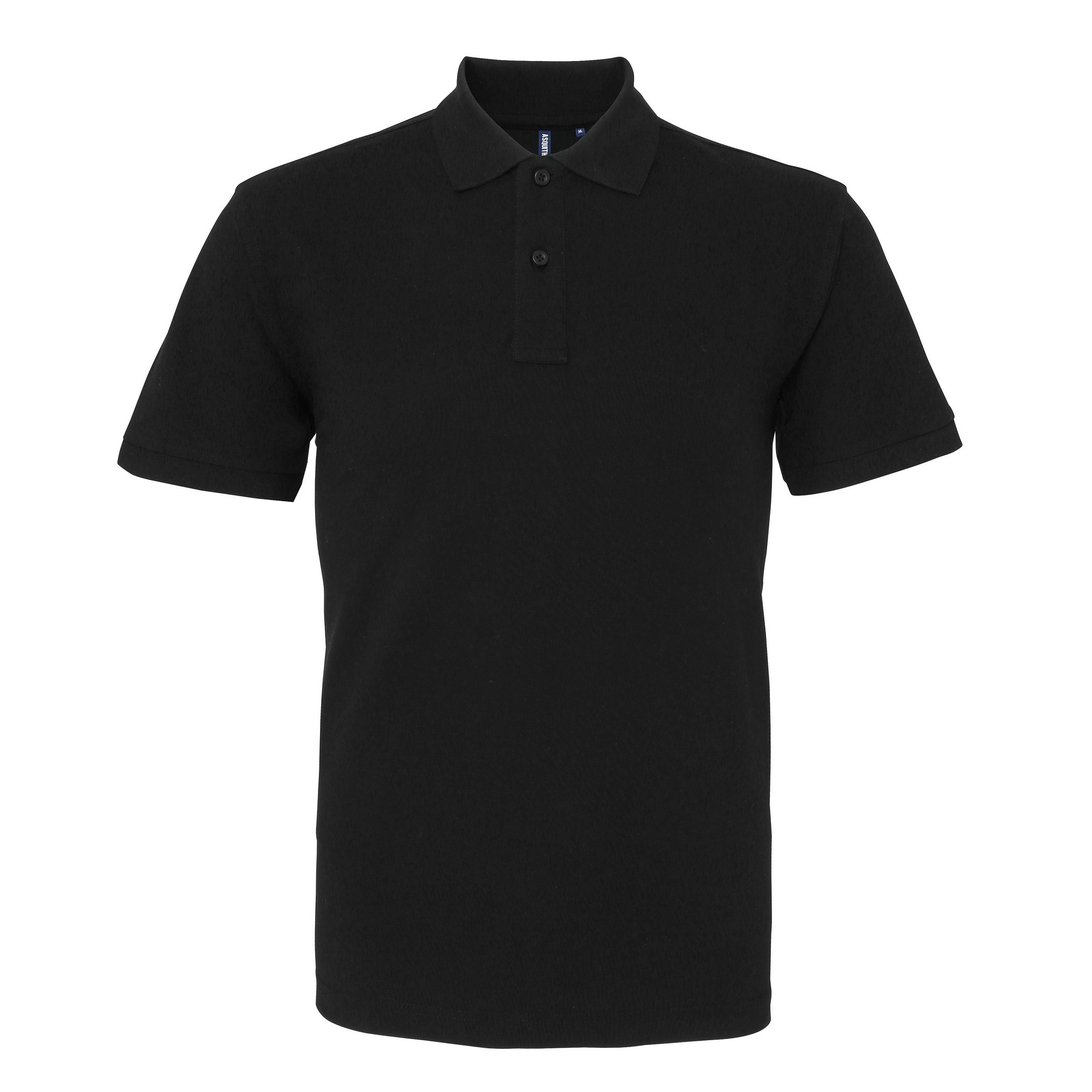Asquith & Fox Herren-Poloshirt mit kurzen Ärmeln (Schwarz) Image
