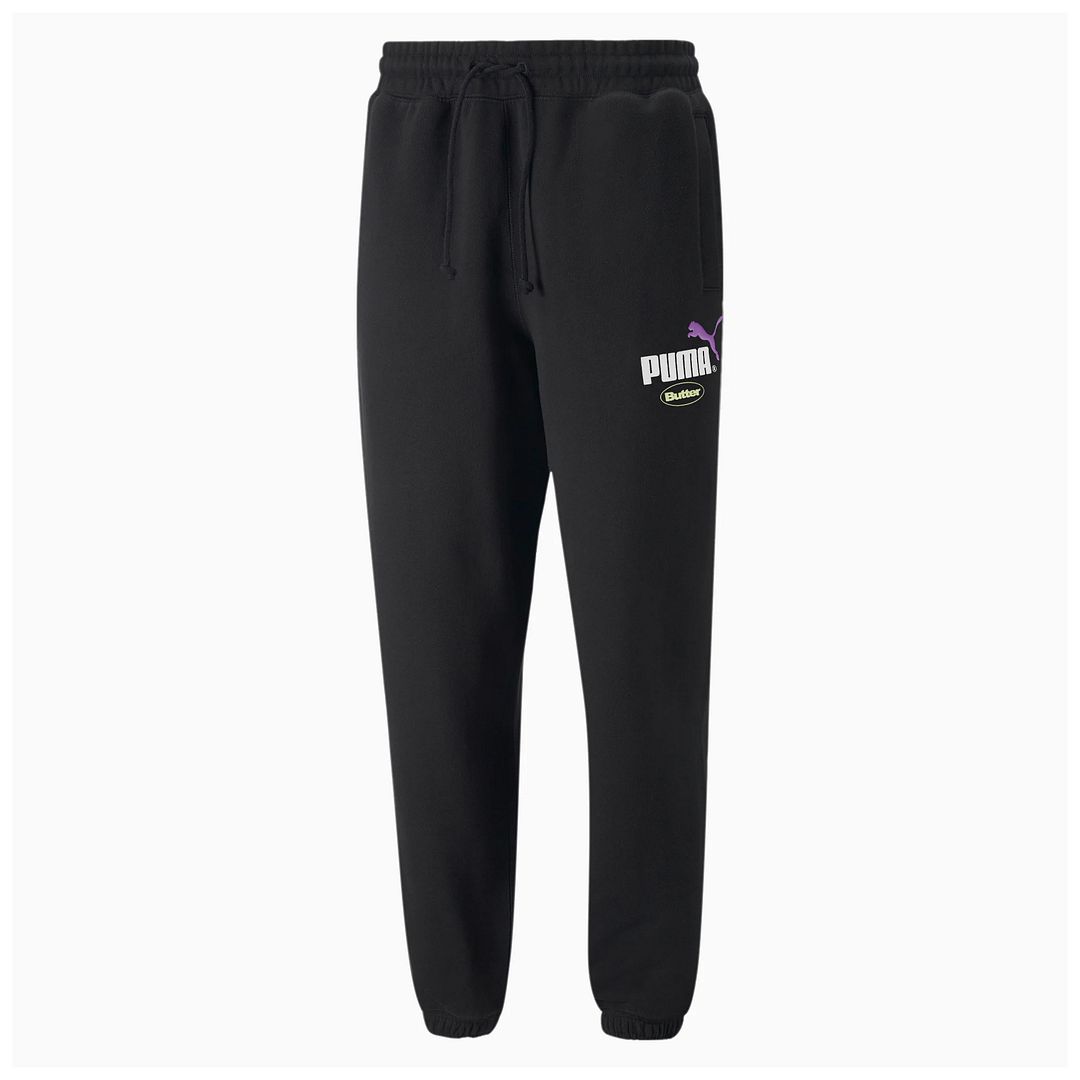 Puma x Butterwaren schwarze Stretch Taille Herren Hose 532443 01 Image