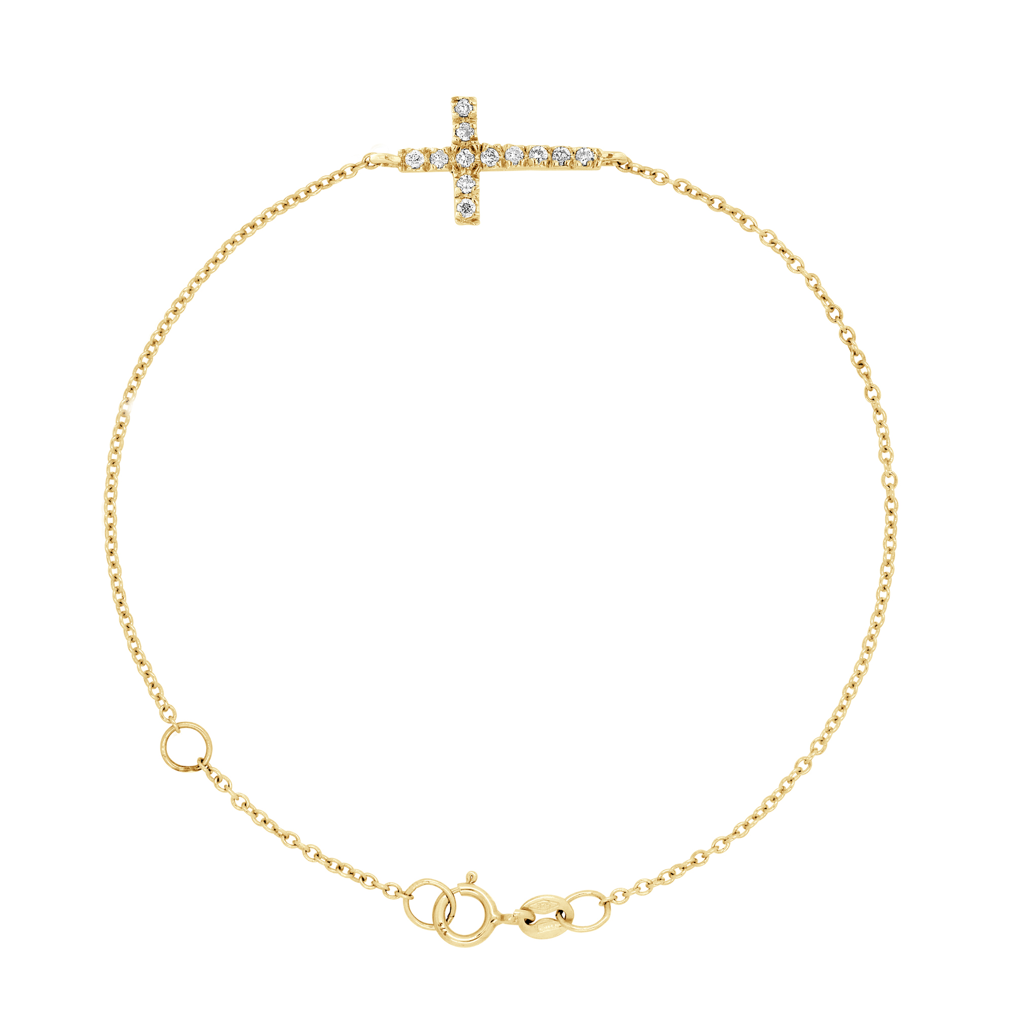 DIADEMA - Armband - Gelbgold - Diamanten - Weiß Image