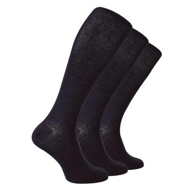 Steven - 3 Paar Multipack Herren Kniestrümpfe aus Merinowolle - Holzkohle Image