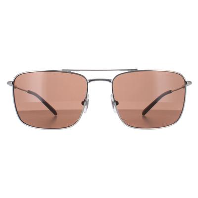 Arnette Rectangle Herren Silber Dunkelbraun AN3088 Boulevardier