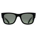 Ray-Ban Square Unisex Poliert Schwarz Grün Polarisiert RB0840S Mega Wayfarer