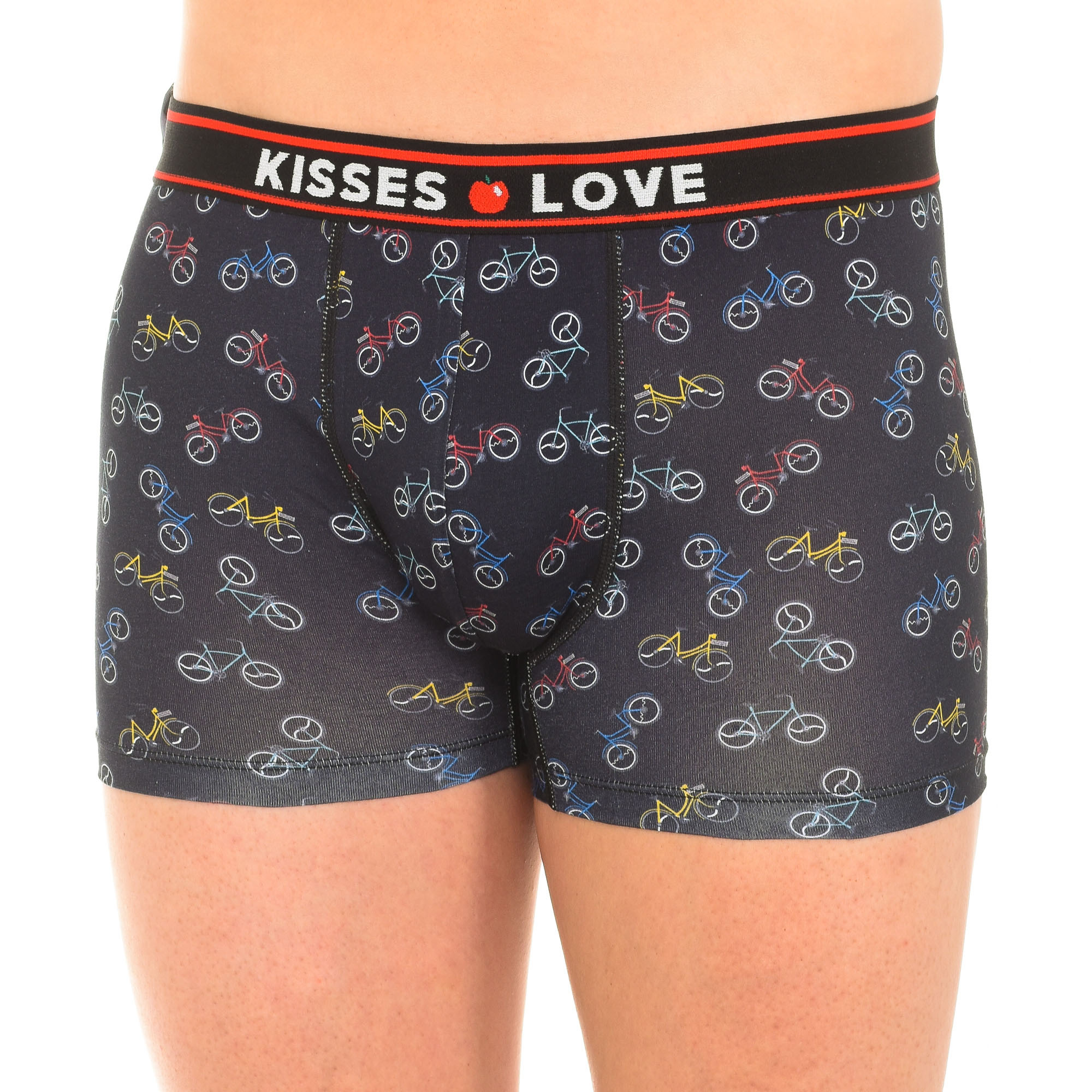 Atmungsaktive Herren-Boxershorts aus Stoff Fahrrad Modell KL10005 Image
