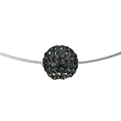 DIADEMA - Halskette Black Night - Schwarzer Kristall - Love Jewelry Collection