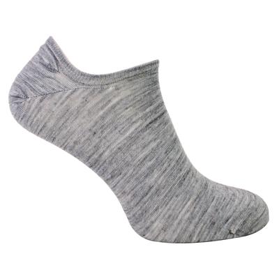 Herren Merinowolle Low Cut Socken | Steven | No Show Warm Footsies Socken - Hellgrau Image