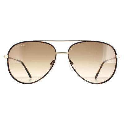 Lacoste Aviator Herren Matte Gold Braun Gradient L247S