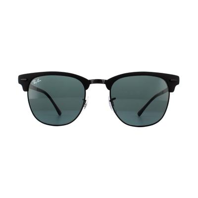 Ray-Ban Sonnenbrille Clubmaster Metall RB3716 186/R5 Matt Schwarz Grau