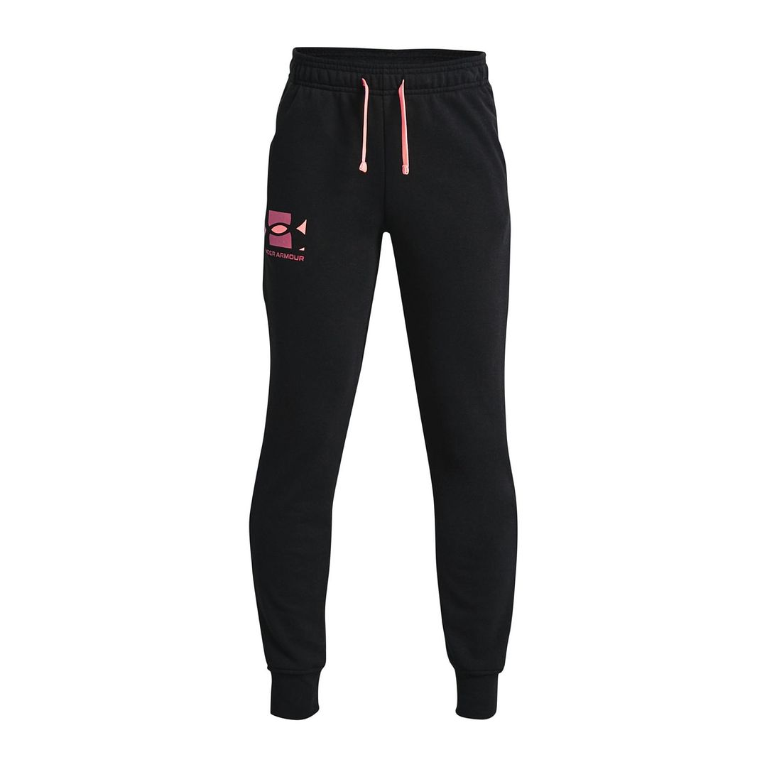 Under Armour -Konkurrent Terry Kids Black Track Hosen Image