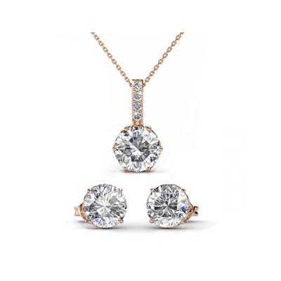 Kristine Set - Rose Gold und Kristall Image