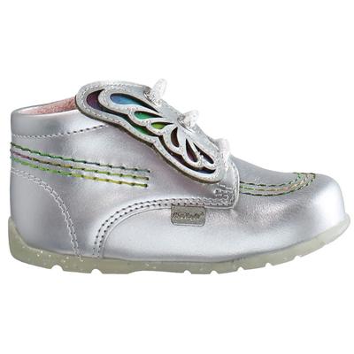 Kicker Hallo Faires Kinder silberne Stiefel Image