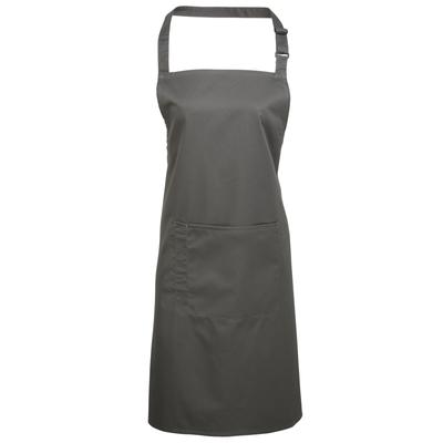 Premier Ladies/Womens Colours Bip Schürze mit Tasche (Dunkelgrau) Image