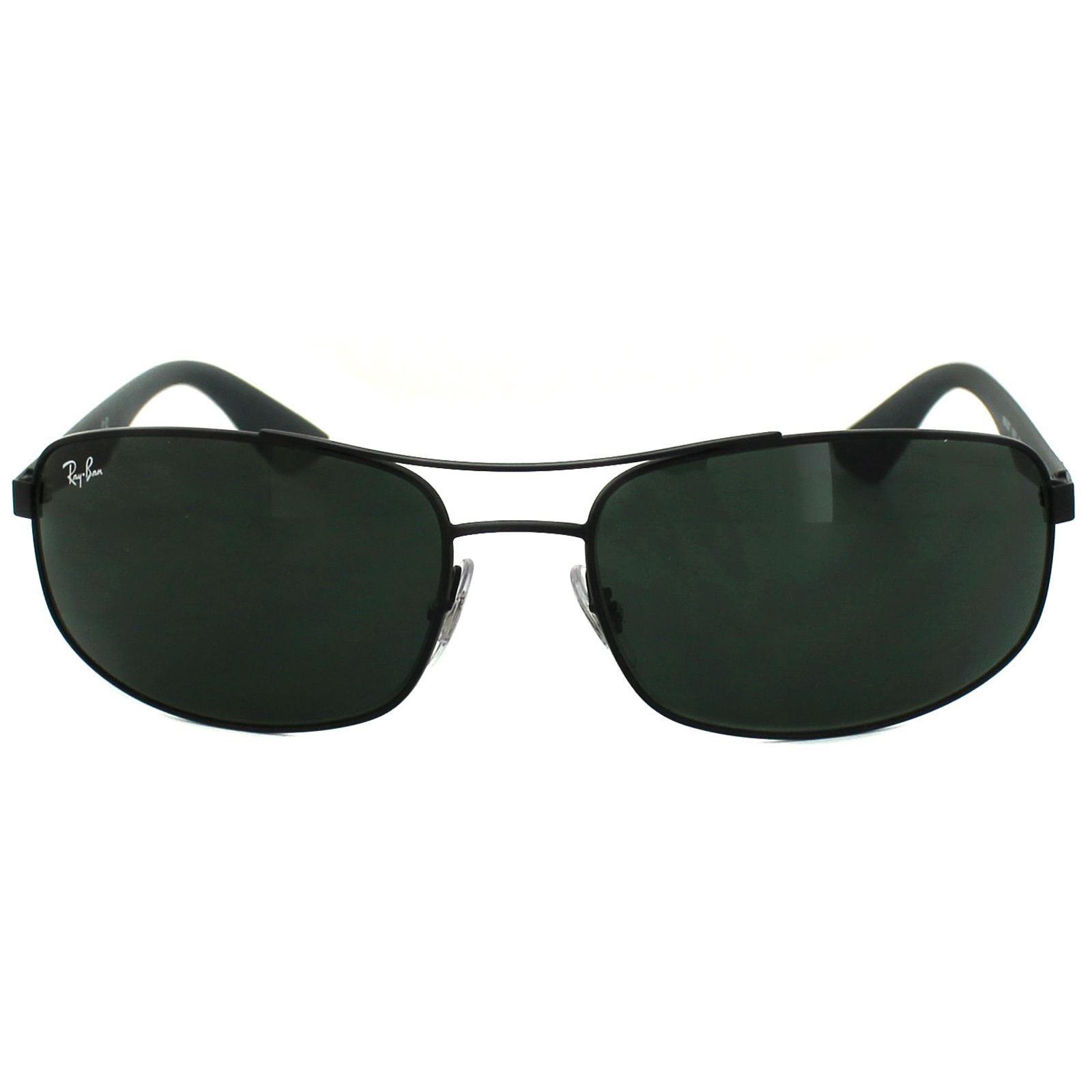 Ray-Ban Sonnenbrille 3527 006/71 Matt Schwarz Grau Grün Image