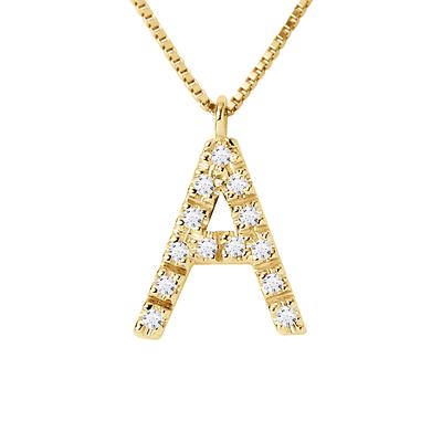 DIADEMA - Halskette mit Diamanten - A - Gelbgold - Chaine Véntienne Image