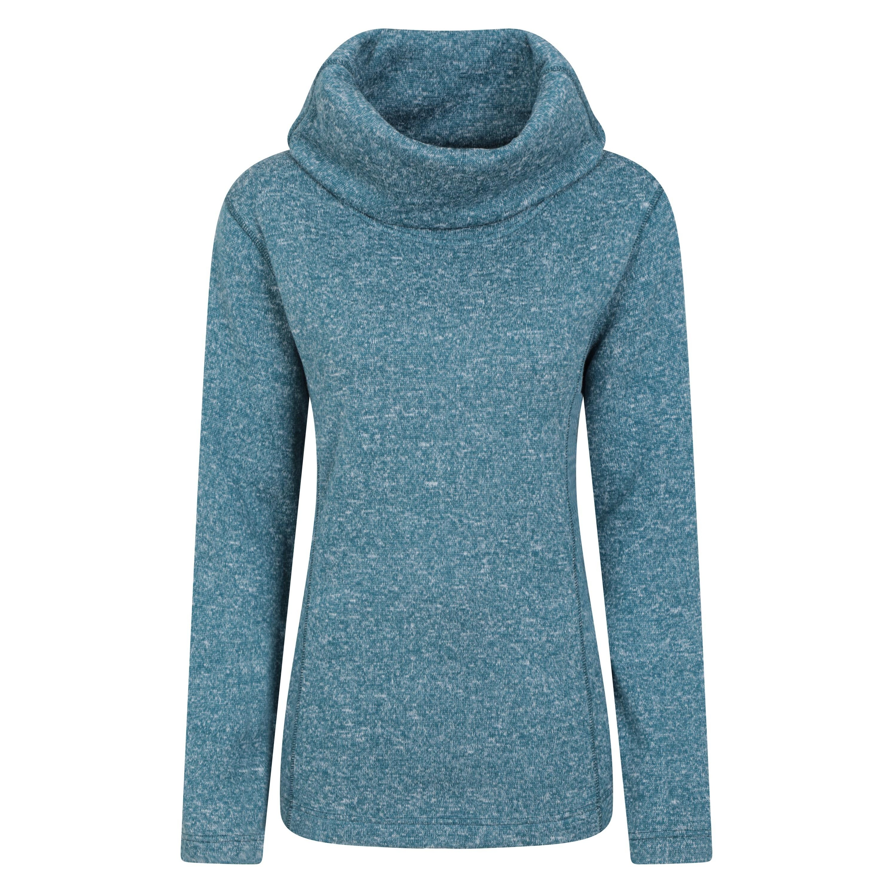Mountain Warehouse Damen/Damen Cowl Neck Fleece Top (Teal) Image