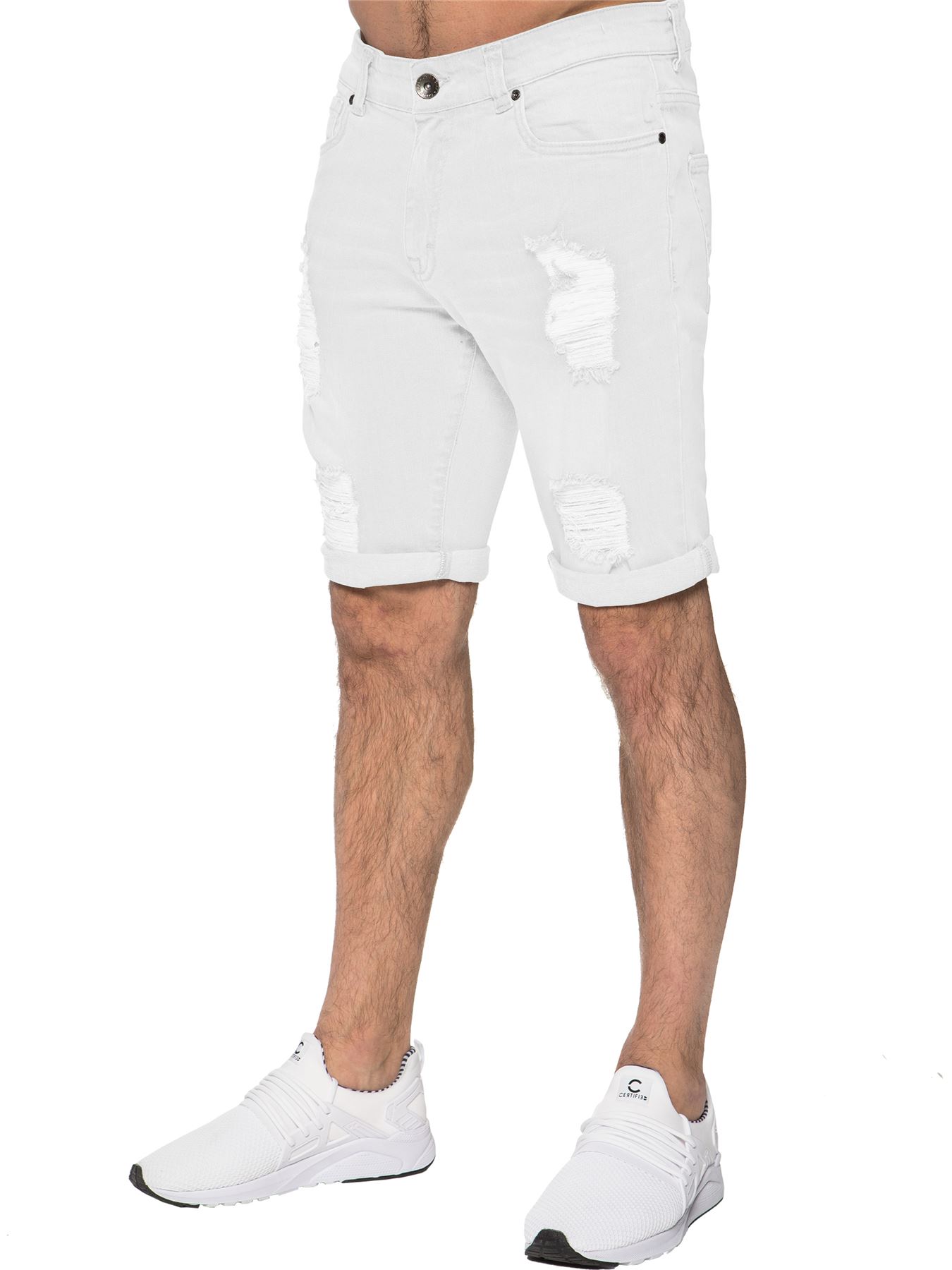 Herren Ripped Skinny Shorts Image